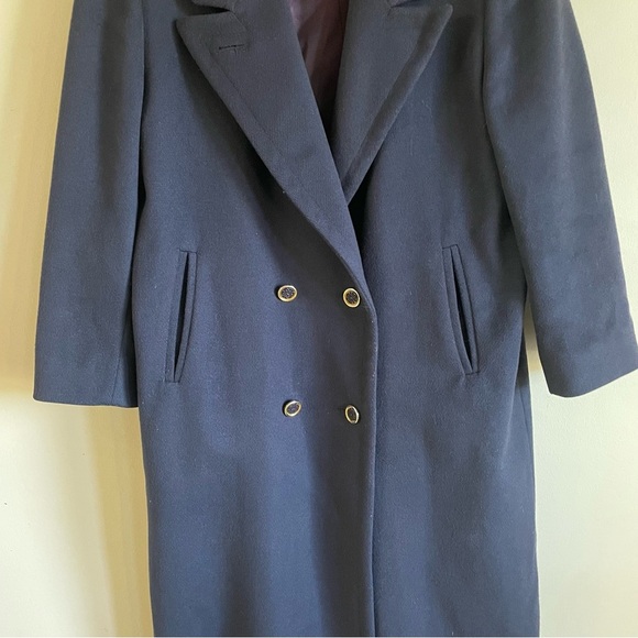 100% Wool Navy Coat - Picture 4 of 11